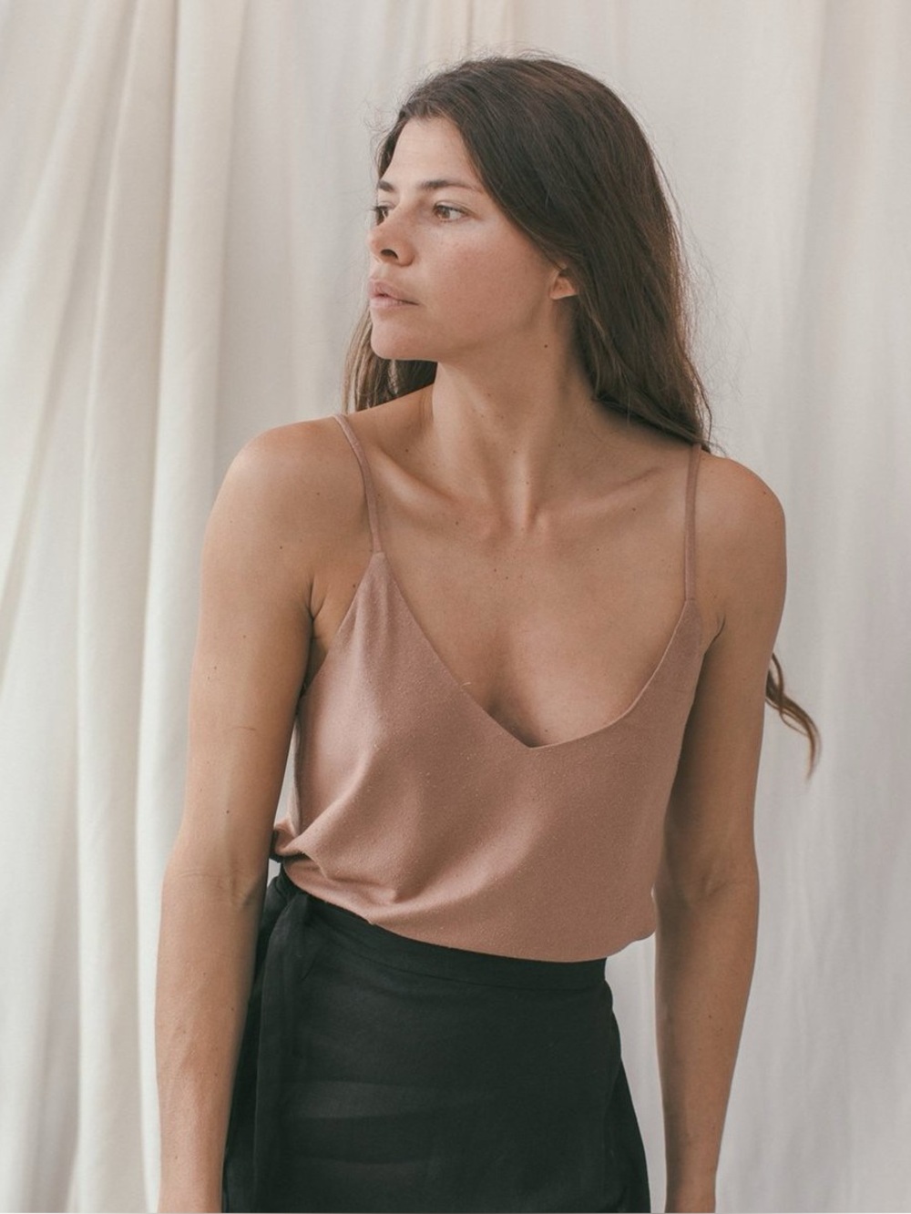 Ozma silk noil camisole